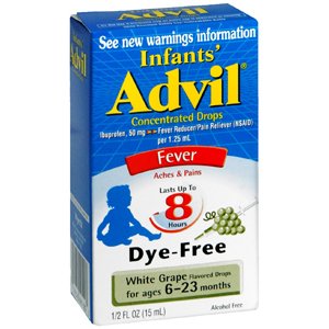 0885905913026 - ADVIL INFANTS FEVER CONCENTRATED DROPS WHITE GRAPE FLAVORED, 0.5 OZ (PACK OF 3)