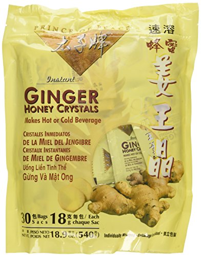 0885908947226 - PRINCE OF PEACE INSTANT GINGER HONEY CRYSTALS, 30 CT BAGS - 18 G SACHETS, (PACK OF 2)