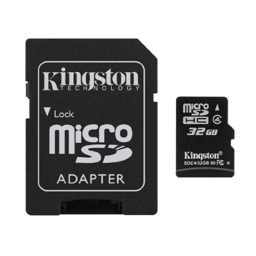 8859099899611 - KINGSTON 32 GB MICROSDHC CLASS 4 FLASH MEMORY CARD SDC4/32 SDHC 100% GENUINE