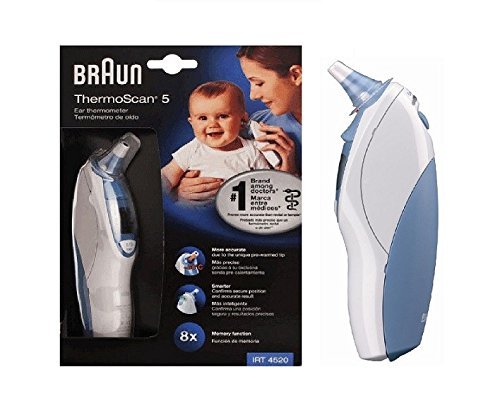 8859100201297 - BRAUN THERMOSCAN 5 IRT 4520 EXACTEMP DIGITAL BABY CHILDREN EAR THERMOMETER NEW PERFECT PRODUCT FAST SHIPPING
