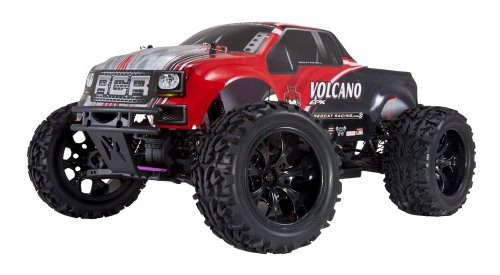 8859100264056 - REDCAT RACING ELECTRIC VOLCANO EPX TRUCK WITH 2.4GHZ RADIO,VEHICLE BATTERY AND CHARGER INCLUDED (1/10 SCALE), RED
