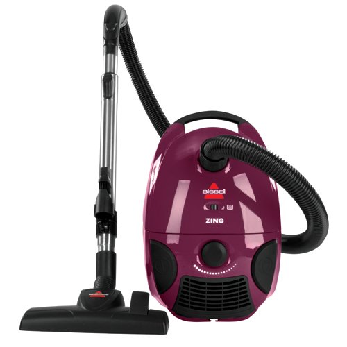 8859100274437 - BISSELL ZING BAGGED CANISTER VACUUM, PURPLE, 4122 - CORDED