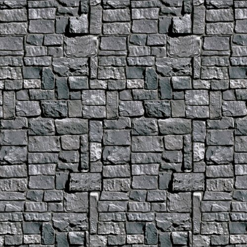 0885910260207 - STONE WALL BACKDROP PARTY ACCESSORY (1 COUNT) (1/PKG)