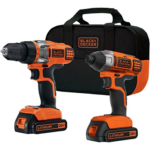 0885911313506 - BLACK & DECKER BDCD220IA 20-VOLT MAX LITHIUM-ION DRILL/DRIVER AND IMPACT DRIVER WITH 2 BATTERIES