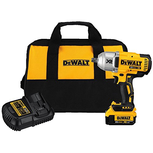 0885911431200 - DEWALT DCF899M1 20V MAX XR BRUSHLESS HIGH TORQUE IMPACT WRENCH WITH DENTENT PIN ANVIL, 1/2