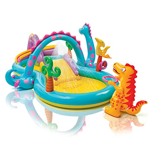 8859120321364 - INTEX DINOLAND INFLATABLE PLAY CENTER, 31 X 90 X 44, FOR AGES 3+