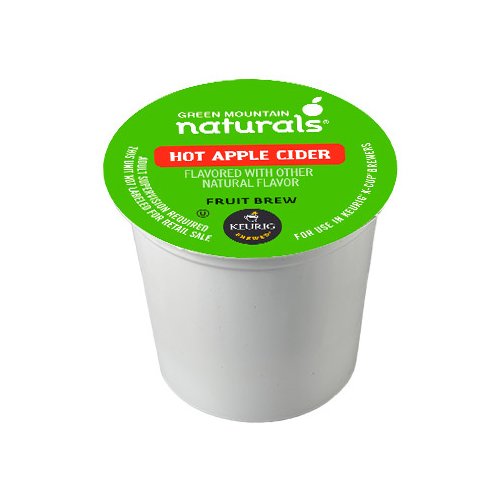 0885913633565 - GREEN MOUNTAIN NATURALS HOT APPLE CIDER, K-CUP PORTION COUNT FOR KEURIG K-CUP BREWERS, 24-COUNT