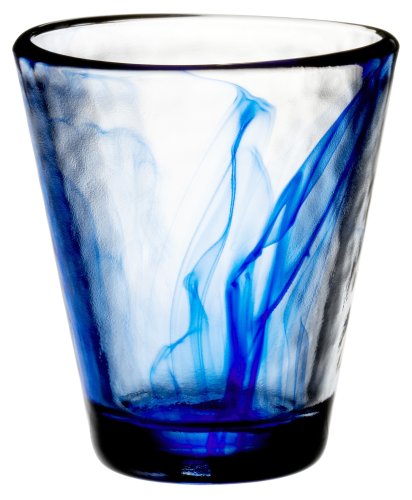 0885926107541 - BORMIOLI ROCCO MURANO 9-OUNCE COBALT BLUE BEVERAGE GLASS, SET OF 4