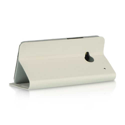 0885926157898 - DREAM WIRELESS STAND DOLCE POUCH FOR HTC ONE M7 - RETAIL PACKAGING - WHITE
