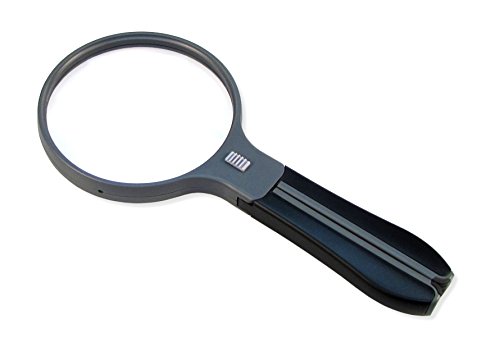 0885926218858 - CARSON SPLITHANDLE HAND-HELD OR HANDS-FREE 2X MAGNIFIER WITH 3.5X SPOTS LENS AND NECK STRAP FOR CRAFTS, HOBBY, SEWING, INSPECTION, READING AND TASKS (HF-11)