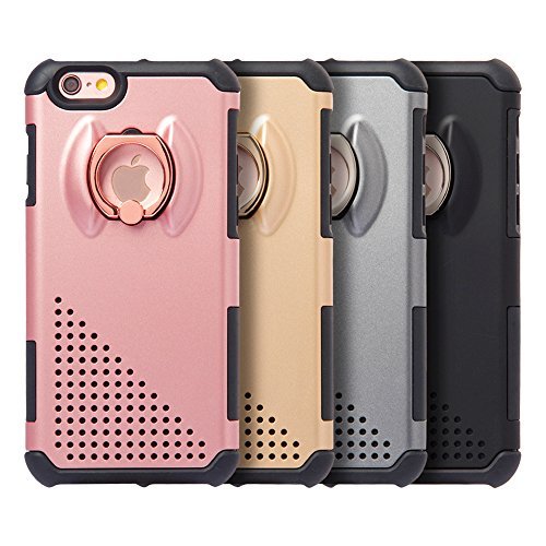 0885926276452 - DREAM WIRELESS CELL PHONE CASE FOR APPLE IPHONE 6/6S - METALLIC ROSE GOLD PAINT
