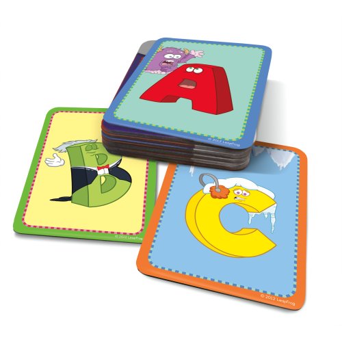 0885941818255 - LEAPFROG LEAPREADER JUNIOR INTERACTIVE LETTER FACTORY FLASH CARDS (WORKS WITH TAG JUNIOR)