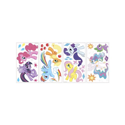 0885945036310 - ROOMMATES RMK2498SCS MY LITTLE PONY PEEL AND STICK WALL DECALS