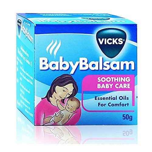8859462133427 - VICKS VAPORUB BABY BALSAM SOOTHING BABY CARE ESSENTIAL OIL FOR COMFORT 50 G.