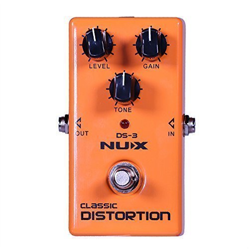 0885947101825 - NUX DS-3 DISTORTION GUITAR PEDAL TRUE BYPASS WITH CLASSIC & BLUES ROCK TONE