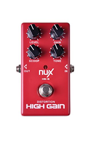 0885947401017 - NUX HG-6 PROFESSIONAL GUITAR PEDAL GUITARRA VIOLAO DISTORTION HIGH GAIN ELECTRIC EFFECT PEDAL TRUE BYPASS