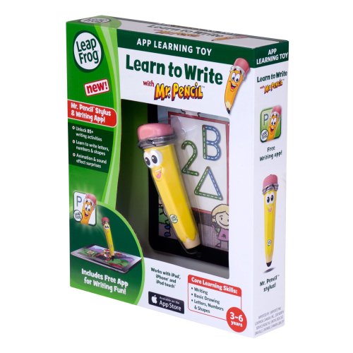 0885963679377 - LEAPFROG LEARN TO WRITE WITH MR. PENCIL STYLUS & WRITING APP (WORKS WITH IPHONE 4/4S/5, IPOD TOUCH 4G & IPAD)