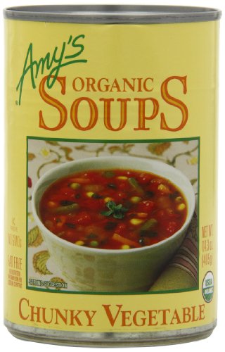 8859967466631 - AMY'S ORGANIC SOUPS, CHUNKY VEGETABLE, 14.3 OUNCE (PACK OF 12)