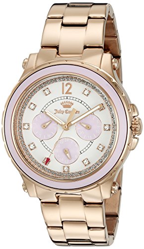 0885997186711 - JUICY COUTURE WOMEN'S 1901383 HOLLYWOOD ANALOG DISPLAY JAPANESE QUARTZ ROSE GOLD-TONE WATCH