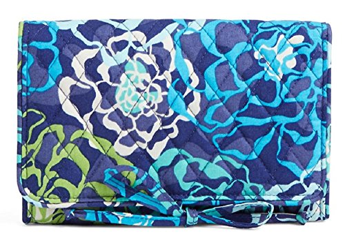 0886003309834 - GORGEOUS VERA BRADLEY ALL WRAPPED UP JEWELRY ROLL IN KATALINA BLUE