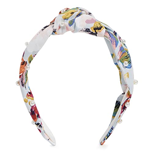 0886003986462 - VERA BRADLEY WOMENS KNOTTED HEADBAND, SEA AIR FLORAL - RECYCLED COTTON, ONE SIZE