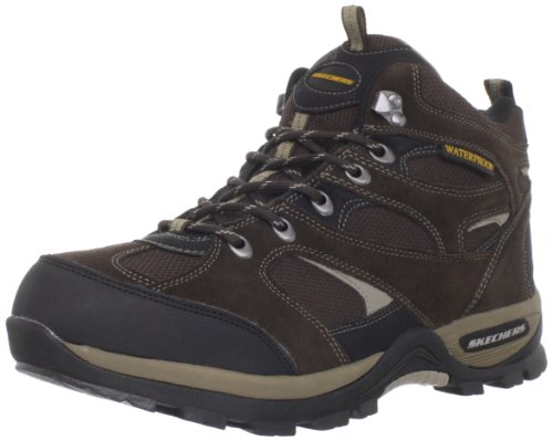 0886005785452 - SKECHERS USA MEN'S BOMAGS CALDER LACE-UP BOOT,BROWN,9.5 M US