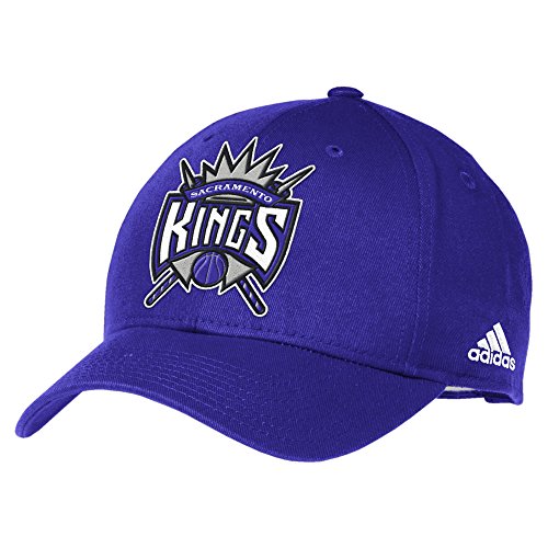 0886047591073 - NBA SACRAMENTO KINGS MEN'S BASICS STRUCTURED ADJUSTABLE HAT, ONE SIZE, PURPLE