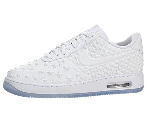 0886061403796 - NIKE AIR FORCE 1 ELITE AS QS 'CONSTELLATION' 744308-100 WHITE/CHROME MEN'S SHOES (SIZE 11.5)
