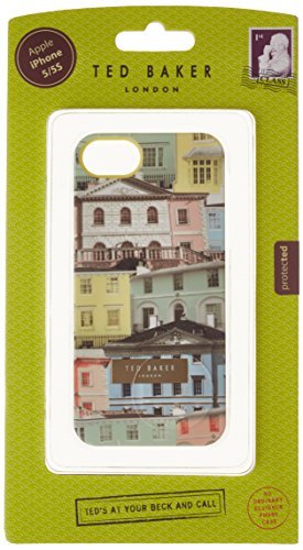 0886075016647 - TED BAKER 16647 SILKE POLYCARBONATE HARD SHELL PHONE CASE, FITS IPHONE 5 AND 5S-RETAIL PACKAGING