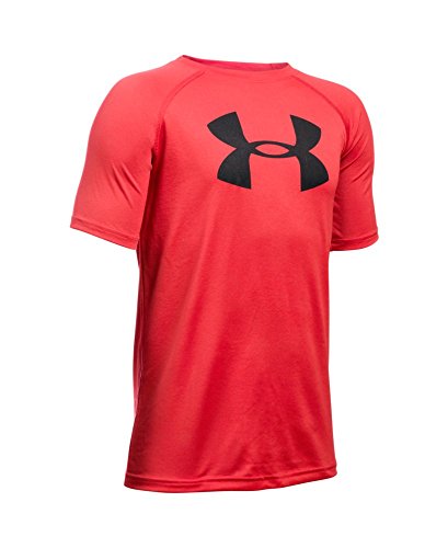 0886091956705 - UNDER ARMOUR BOYS' TECH BIG LOGO T-SHIRT, RED , YOUTH LARGE