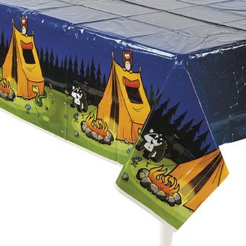0886102214626 - CAMPING CAMP ADVENTURE PLASTIC TABLECOVER - 54 X 108