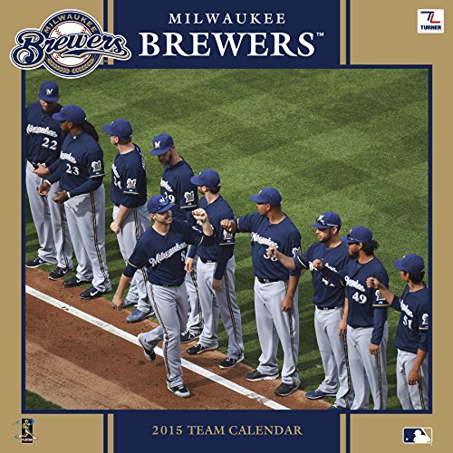 0886136122645 - TURNER PERFECT TIMING 2015 MILWAUKEE BREWERS TEAM WALL CALENDAR, 12 X 12 INCHES