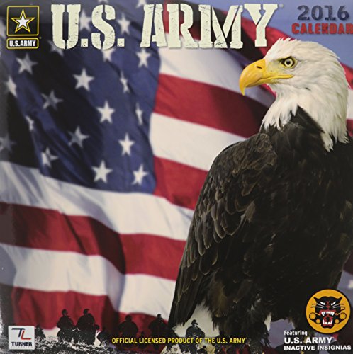 0886136137205 - TURNER U.S. ARMY FLAG 2016 WALL CALENDAR, 12 X 12 INCHES