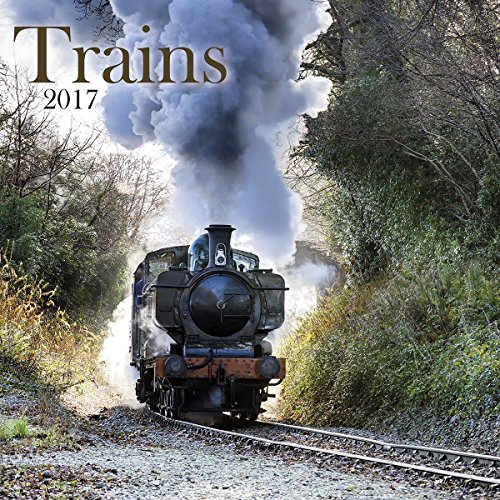 0886136146887 - TURNER PHOTO 2017 TRAINS PHOTO WALL CALENDAR, 12 X 24 INCHES OPENED