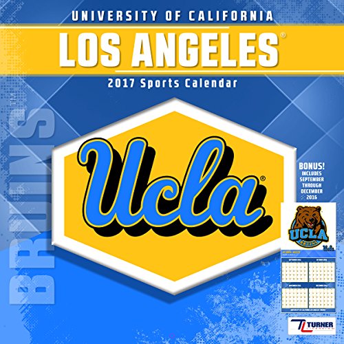 0886136149031 - TURNER LICENSING SPORT 2017 UCLA BRUINS TEAM WALL CALENDAR, 12X12