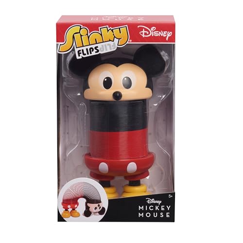 0886144031328 - JUST PLAY SLINKY® FLIPS MICKEY MOUSE SLINKY FIGURE, KIDS TOYS FOR AGES 5 UP