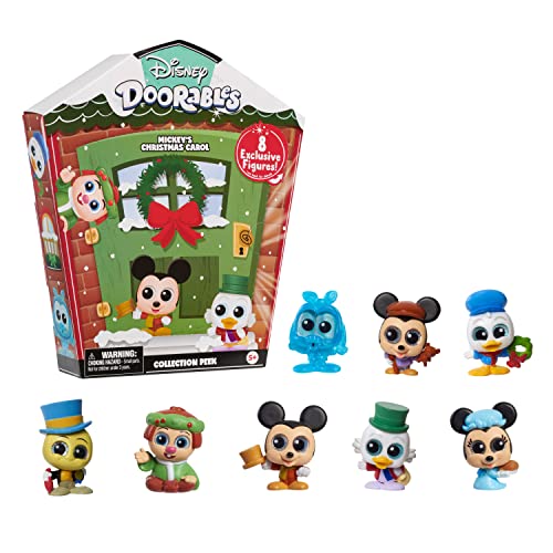 0886144166587 - DISNEY DOORABLES MICKEY’S CHRISTMAS CAROL COLLECTOR PEEK, KIDS TOYS FOR AGES 5 UP
