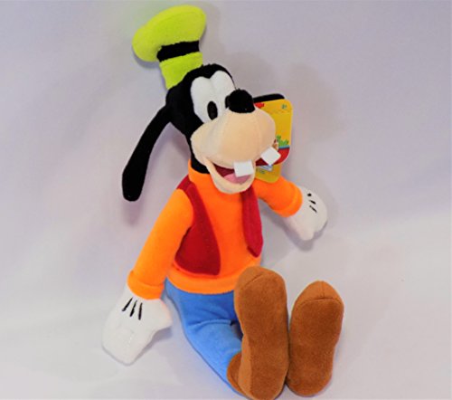 0886144192746 - DISNEY JUNIOR MICKEY MOUSE CLUBHOUSE GOOFY 9 TO 10 INCH SOFT PLUSH TOY DOLL ACTION FIGURE COLLECTIBLE. MADE BY JUST PLAY. OFFICIALLY LICENSED OFFICIAL DISNEY TOY. AGES 2 AND UP.