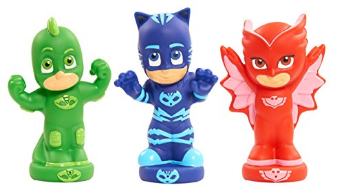 0886144246111 - JUST PLAY PJ MASKS SQUIRTERS BATH TOY (3 PACK)