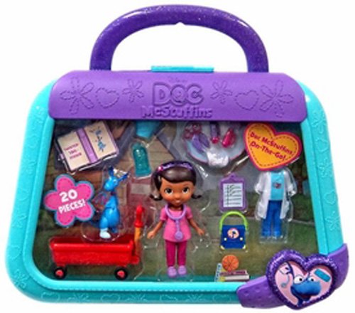 0886144908170 - JUST PLAY DOC MCSTUFFINS ON THE GO CASE STUFFY PLAYSET