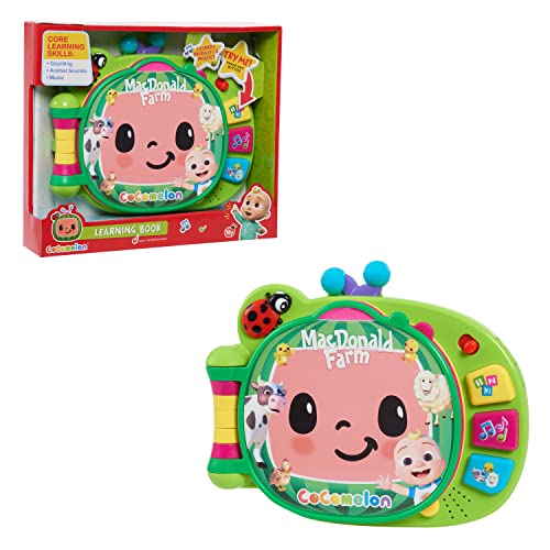 0886144961328 - JUST PLAY COCOMELON LEARNING BOOK INTERACTIVE TOY FOR TODDLERS WITH 3 LEARNING MODES, MUSIC, NUMBERS, ANIMAL SOUNDS, 50 LEARNING PHRASES, AGES 18+ MONTHS