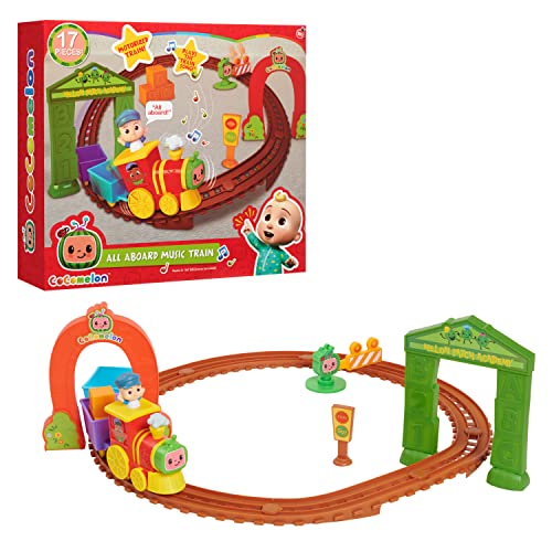 0886144961465 - COCOMELON ALL ABOARD MUSIC TRAIN, TOY FIGURES & PLAYSETS