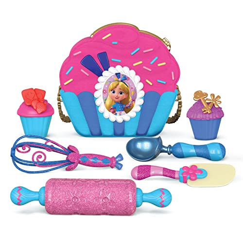 0886144985119 - JUST PLAY DISNEY JUNIOR ALICE’S WONDERLAND BAKERY ALICE’S TOOL BAG SET WITH KIDS KITCHEN ACCESSORIES, TOYS FOR KIDS AGES 3 AND UP