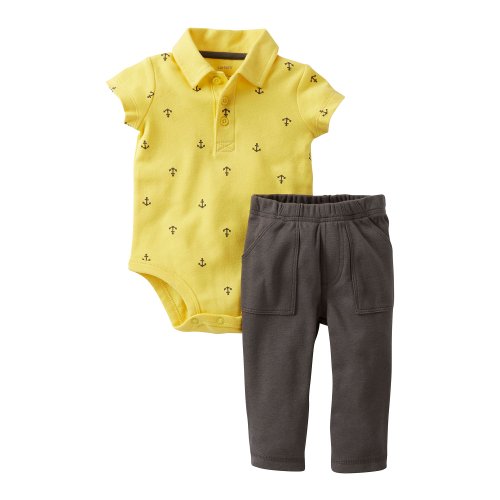 0886149631806 - CARTER'S ANCHOR POLO BODYSUIT & PANTS SET BABY (24 MONTHS)