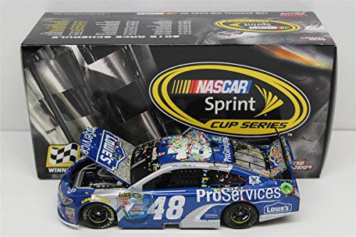 0886154101448 - JIMMIE JOHNSON 2015 LOWES PRO SERVICES DOVER WIN 1:24 NASCAR DIECAST