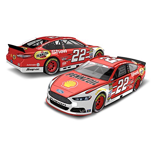 0886154102186 - LIONEL RACING JOEY LOGANO #22 SHELL-PENNZOIL RED 2015 FORD FUSION NASCAR 1:64 SCALE DIECAST CAR