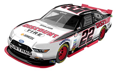 0886154105545 - LIONEL RACING BRAD KESELOWSKI #22 DISCOUNT TIRE 2016 FORD MUSTANG NASCAR DIECAST CAR (1:64 SCALE)