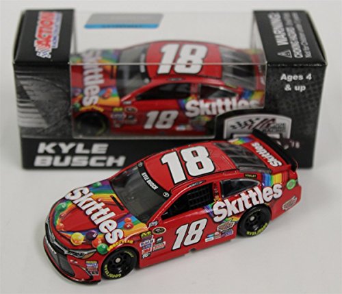 0886154110525 - LIONEL RACING KYLE BUSCH # 18 SKITTLES 2016 TOYOTA CAMRY NASCAR 1:64 SCALE DIECAST CAR