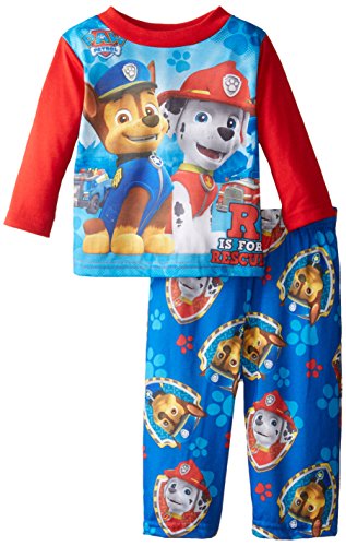 0886166897766 - NICKELODEON BABY BOYS' PAW PATROL R IS FOR RESCUE 2 PIECE PAJAMA SET, BLUE, 18 MONTHS