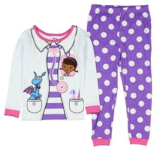 0886166900763 - DISNEY DOC MCSTUFFINS GIRLS TIME FOR YOUR CHECK-UP 2 PC PAJAMA SET (3T)